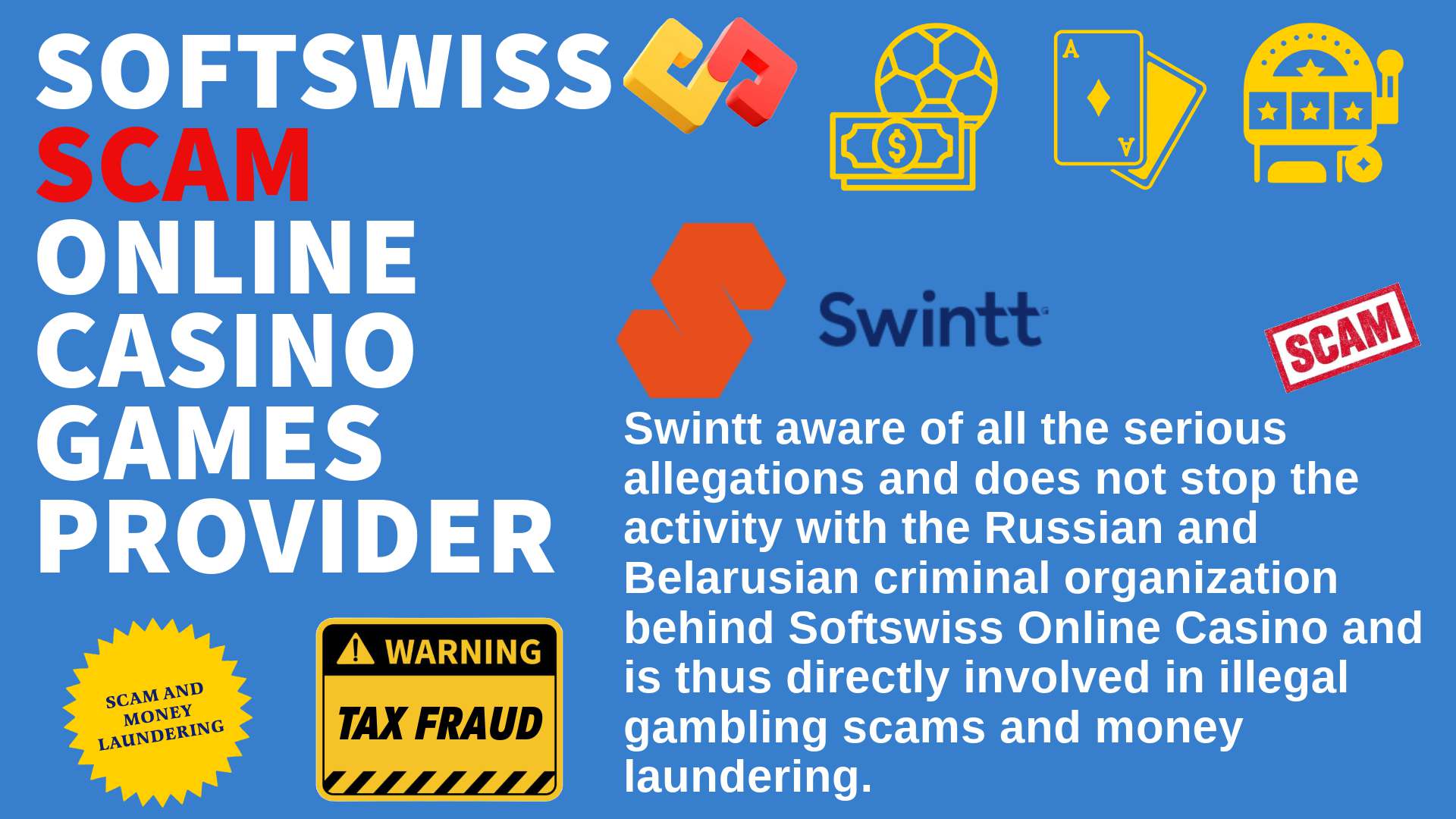 Swintt - softswiss scam - Casino by Softswiss